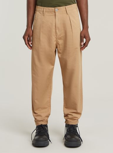 Pleated Chino Relaxed Tapered